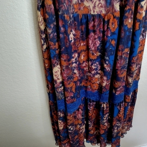 Free people More Is More Midi Slip dress sz M - Picture 7 of 9